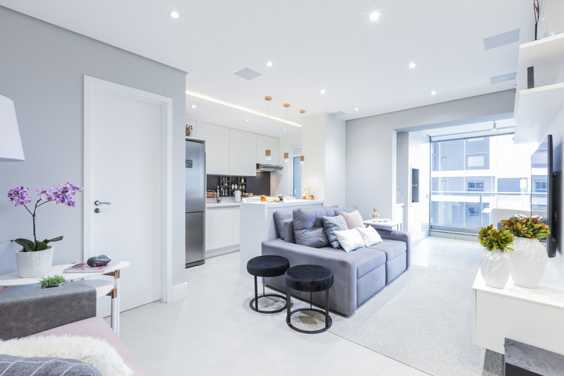 Apartamento de 83m² com conceito aberto para um casal de influencers