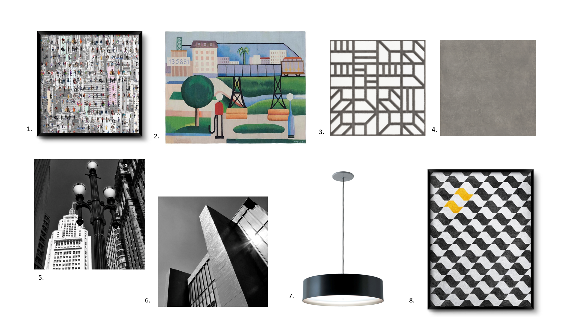 ​São Paulo: ​inspire-se em obras de arte, peças de decoração e revestimentos que são a cara da capital