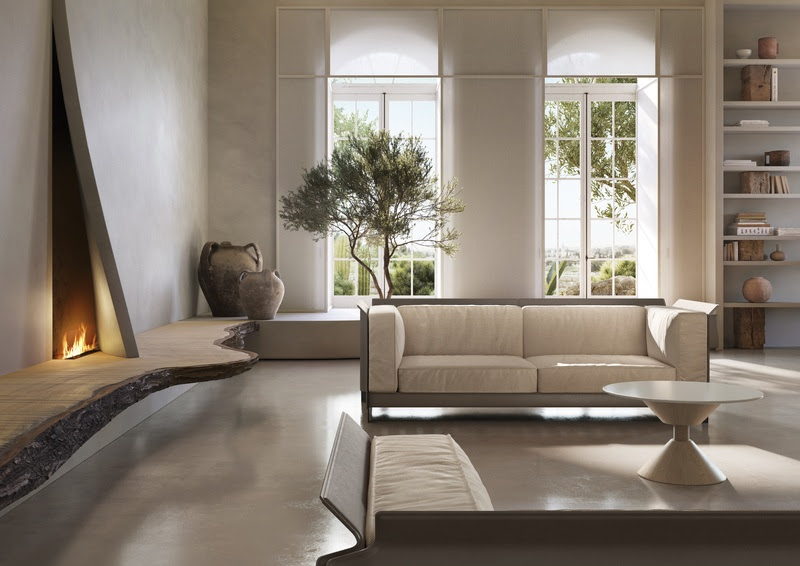 Sofá Apulo, de FormaFantasma para Natuzzi Italia, interpreta as multifuncionalidades das moradas contemporâneas