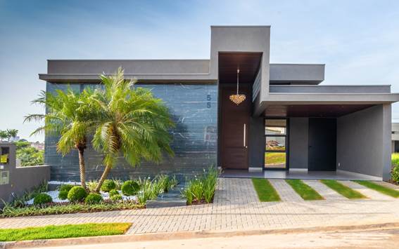 Com arquitetura contemporânea, Juliene Mesquita esbanja requinte com Artemis em fachada residencial