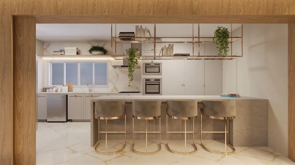 Como sintonizar o dourado na decoração de casa