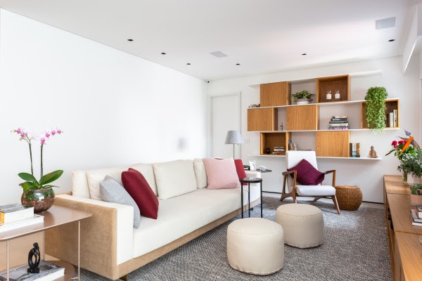 Puff no décor: estilos e maneiras de usar o móvel em diferentes ambientes