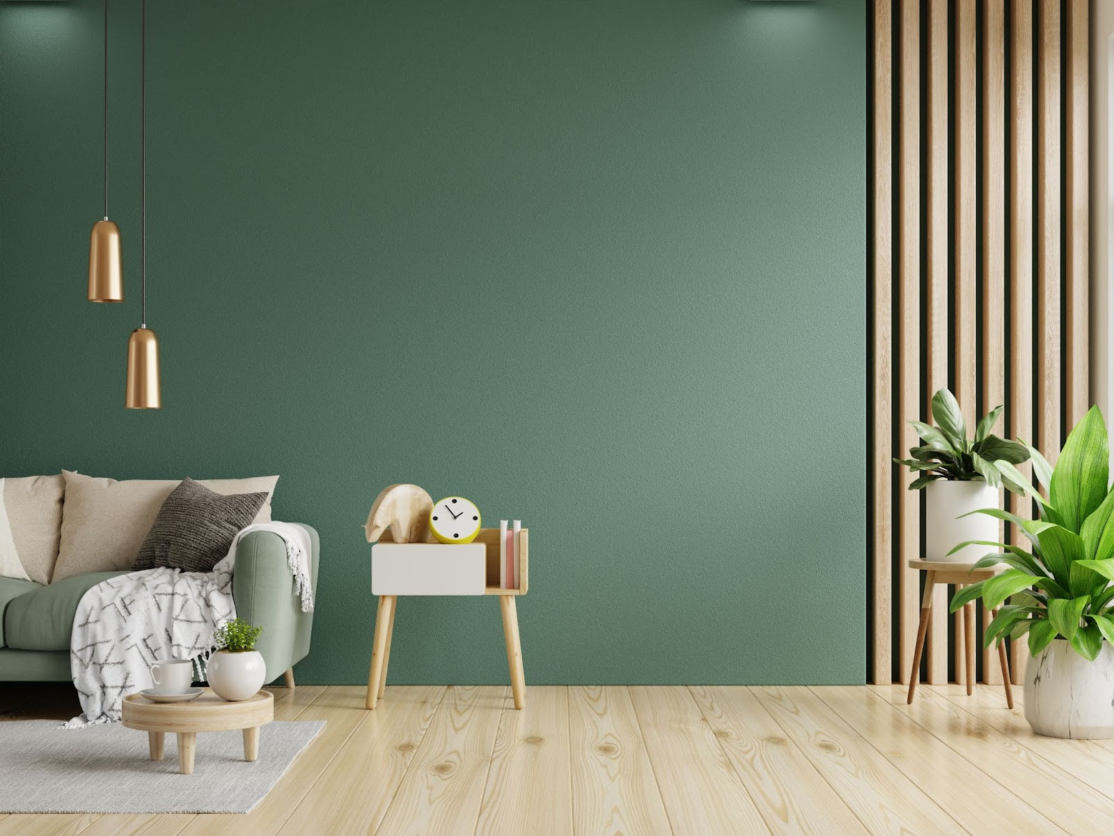 Tons de verde em decoração ajudam a desacelerar