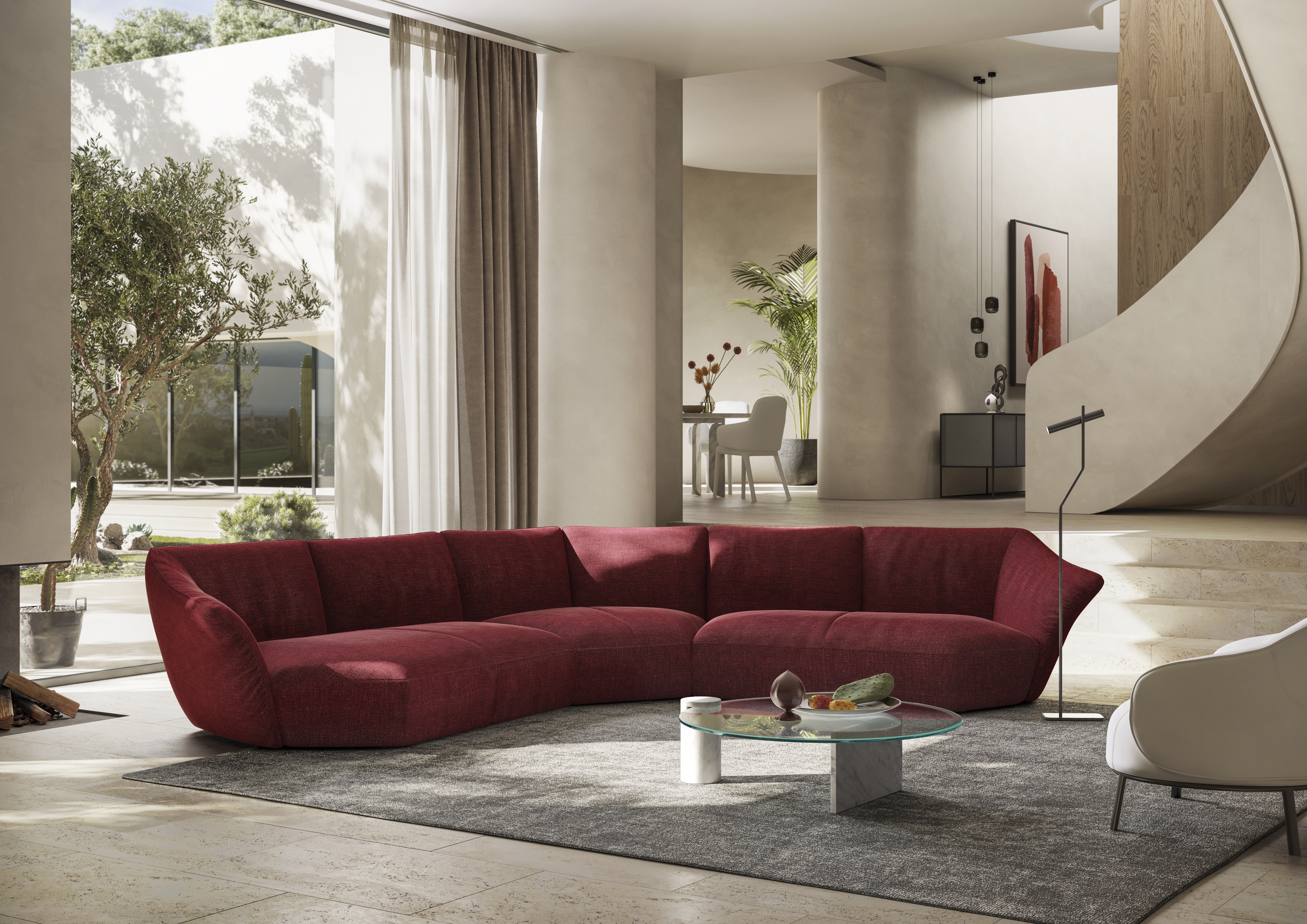 Sofá Timeless de Lorenza Bozzolli evoca liberdade e renascimento em lançamento Natuzzi Italia