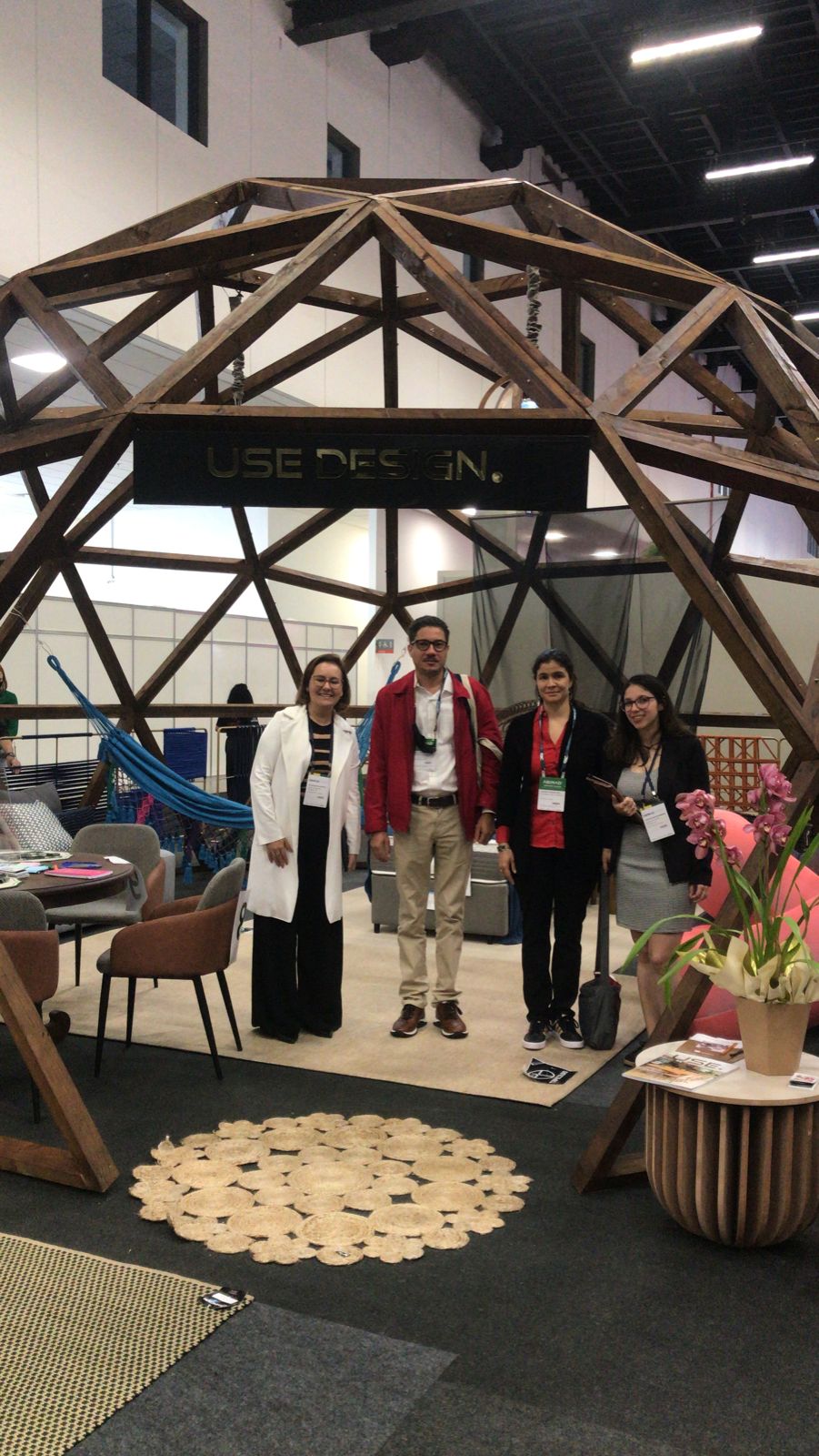 REVISTA USE DESIGN APRESENTA DOMO GEODÉSICO DURANTE A ABIMAD