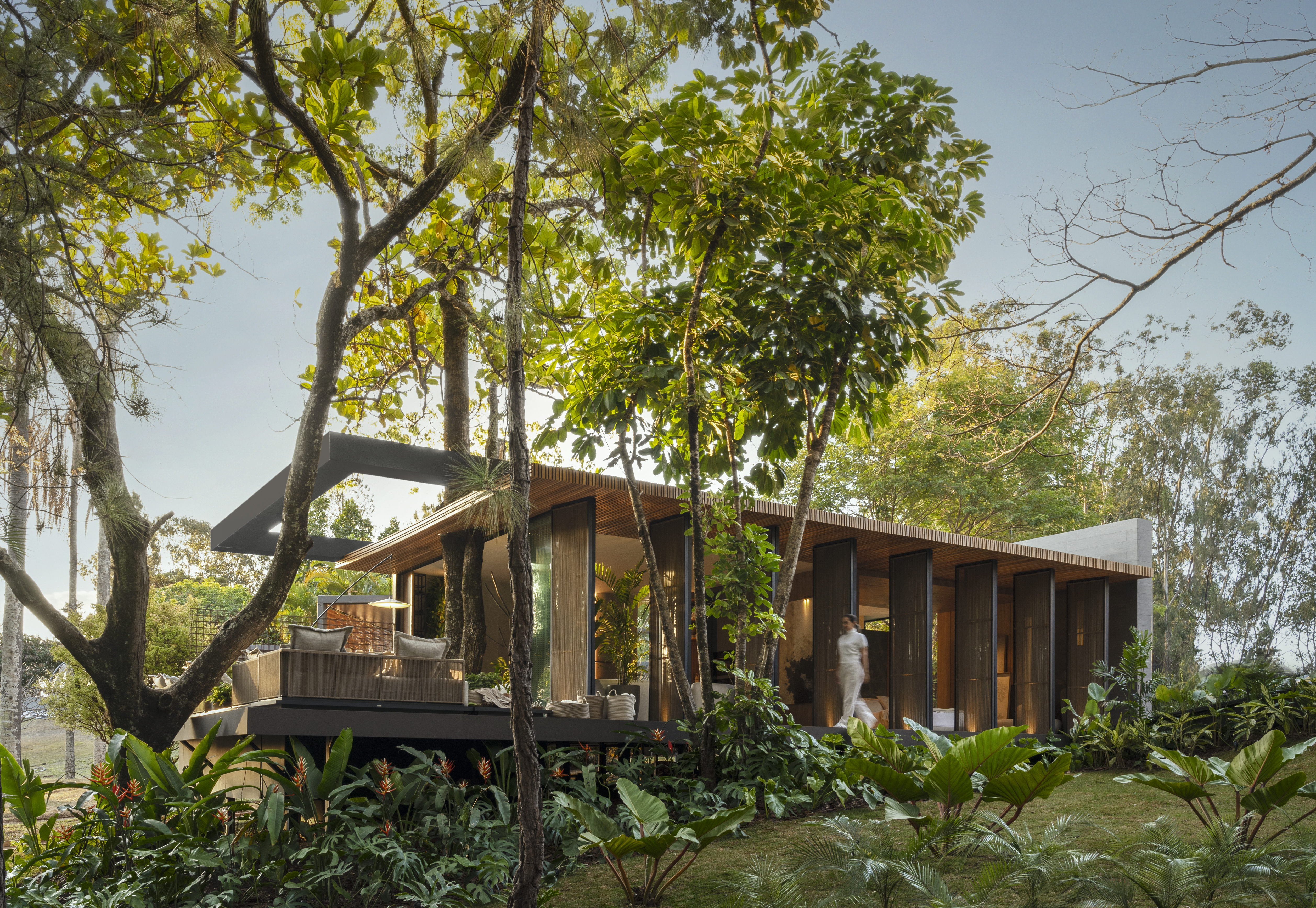Casa Sui defende arquitetura generosa e integrada à natureza