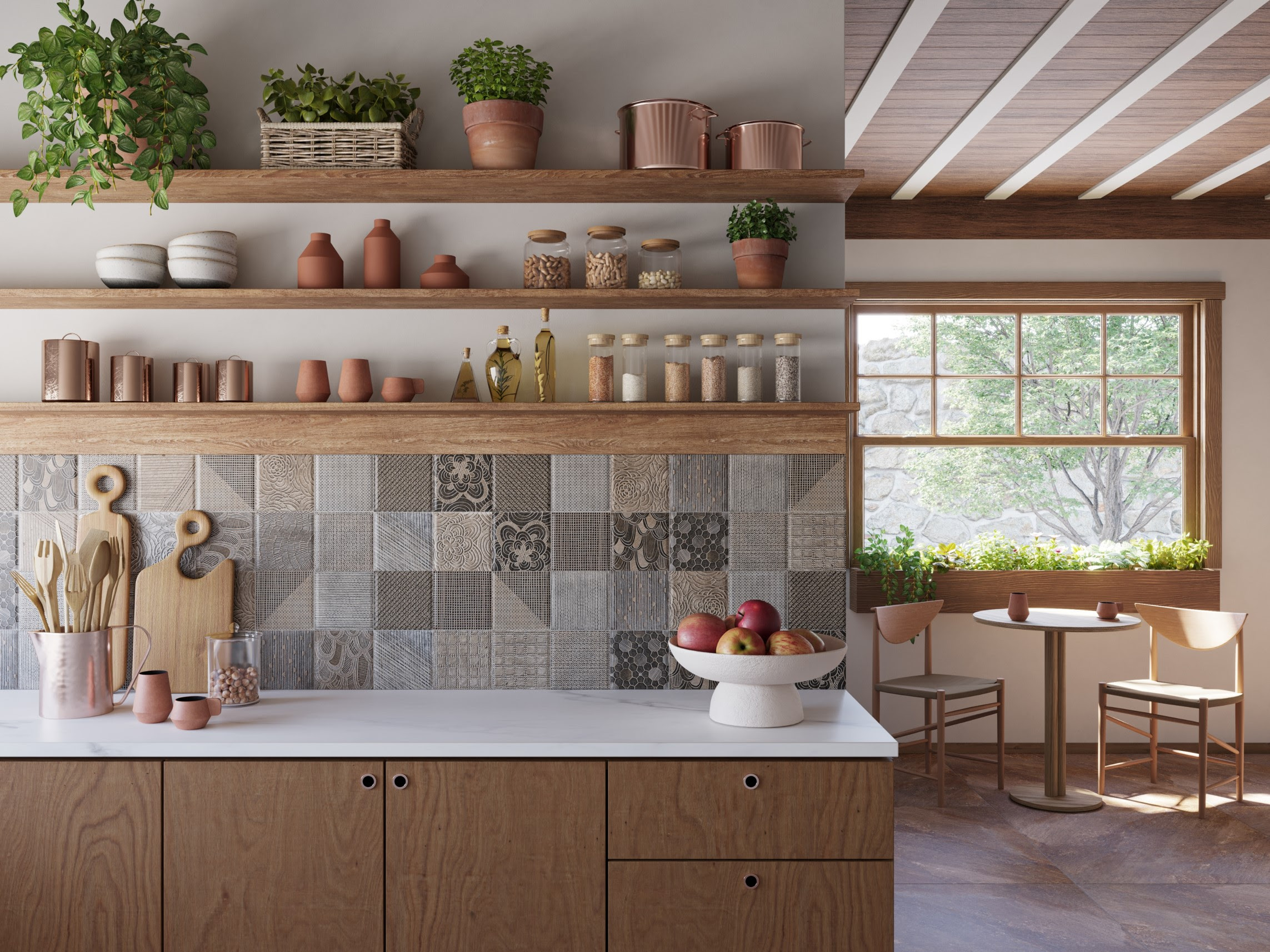 Série Sisal apresenta um patchwork delicado para o décor das paredes