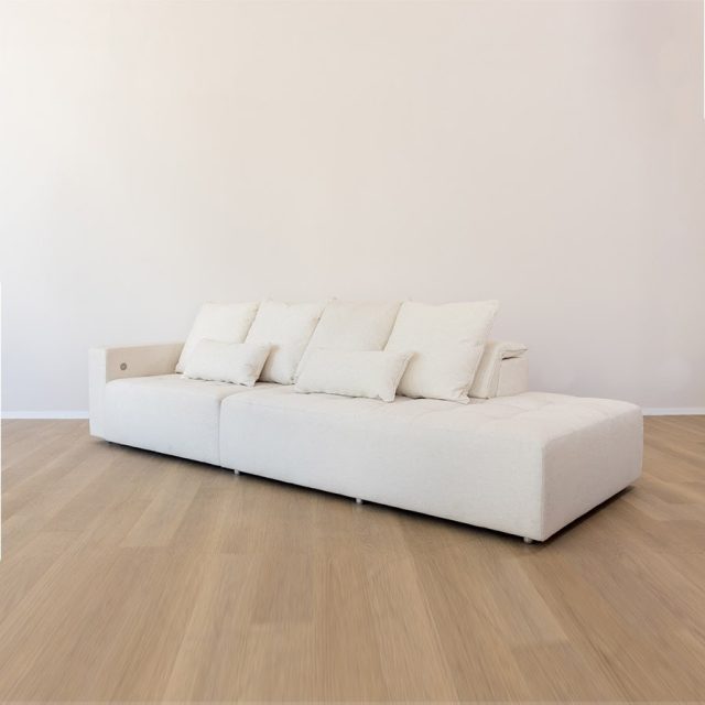 Com design contemporâneo Muma lança o sofá elétrico Positano