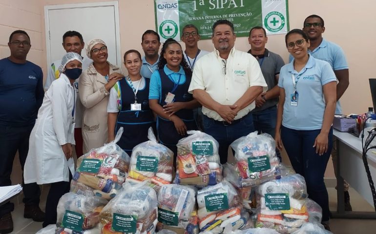 Ondas Praia Resort promove projeto de gestão hoteleira e, com fundo social, doa 76 cestas de alimentos a colaboradores
