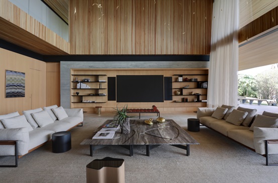 Georgia Albuquerque assina projeto de arquitetura de interiores e decoração em casa de campo na Fazenda Boa Vista