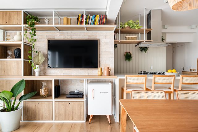 Escritório de arquitetura brasileiro, Studio Moby Dick assina apartamento de 80m², em São Paulo