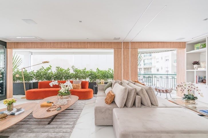 Reforma de apartamento cria cenários instagramáveis para moradora que trabalha com criação de conteúdo