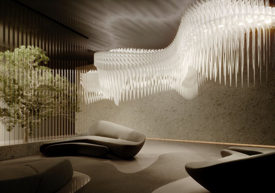 SLAMP: Aria Infinita por Zaha Hadid Design