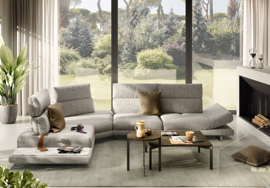 Natuzzi Editions apresenta Sofá Roma, uma homenagem à cidade e sua geometria ancestral