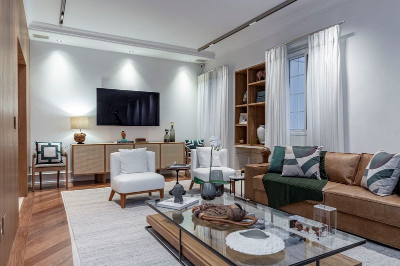 PROJETO MINIMALISTA E CONTEMPORÂNEO PARA UM APARTAMENTO SER VIVIDO