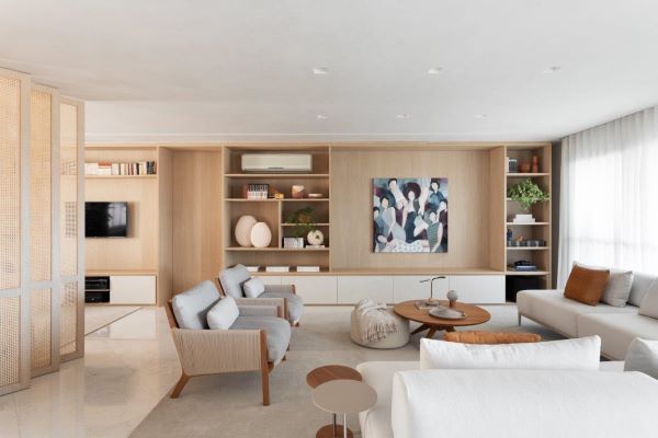 Escritório archi.lab assina reforma de apartamento no Paraná