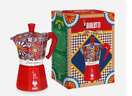 Dolce & Gabbana ‘veste’ cafeteira italiana em  lançamento exclusivo e com edição limitada