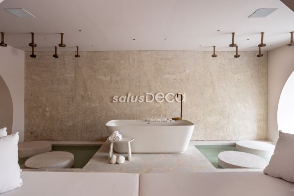 Salus Deca resgata a arquitetura clássica das salas de banho na CASACOR Paraíba