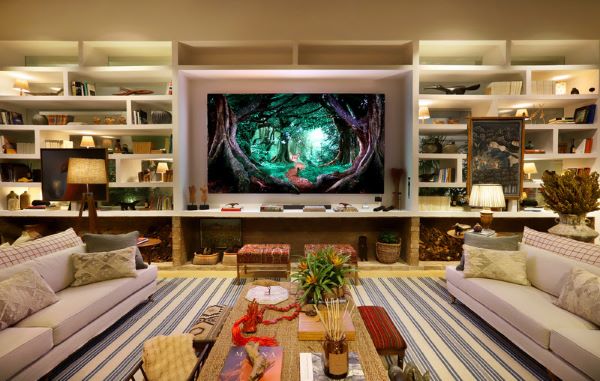 Cinema de 136 polegadas da LG é destaque na CASACOR