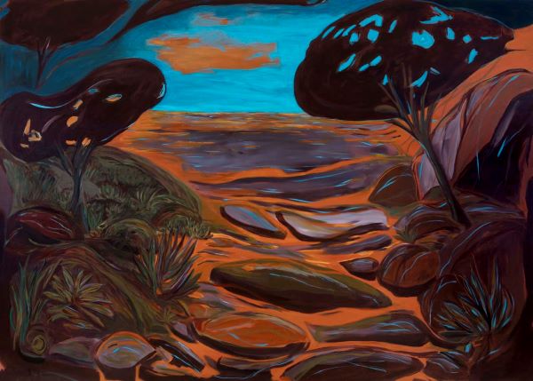 Esther Bonder mostra pinturas recentes em que exalta a natureza, em paisagens idílicas, repletas de luz em sua primeira individual na Anita Schwartz