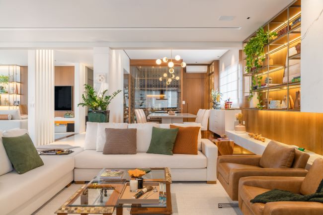 Fernanda Dabbur Arquitetura assina apartamento contemporâneo, de 300m², no Campo Belo, São Paulo