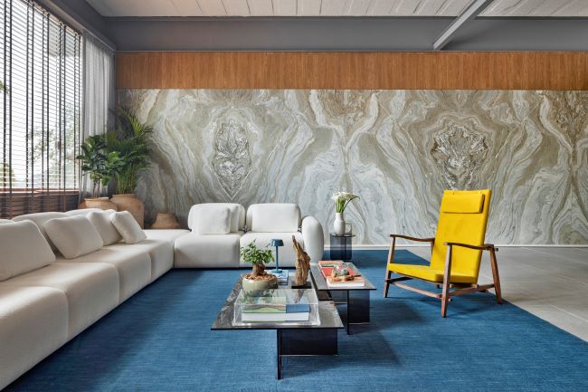 Sala de banho para relaxar: influências modernistas repaginadas em uma consciência minimalista