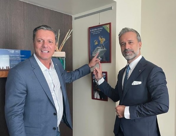 Prefeito de Santos visita sede da Costa Cruzeiros em Gênova para discutir expansão do turismo de cruzeiros
