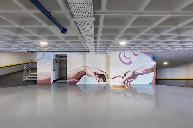 Construtora catarinense inova com arte renascentista nas garagens