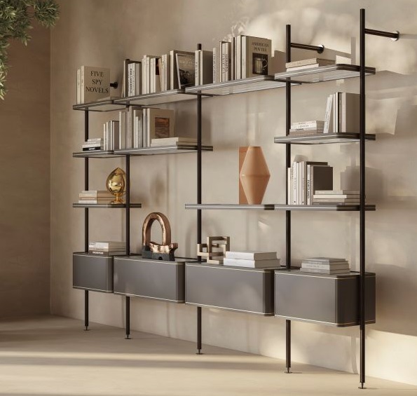 Natuzzi Italia apresenta a estante Radice de Sebastiano Tosi