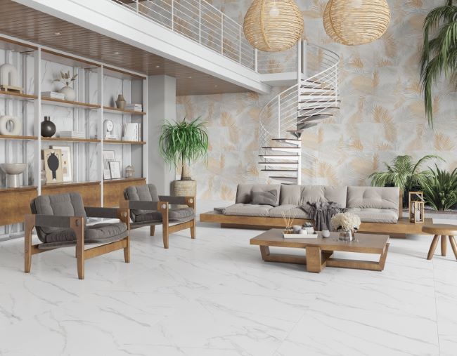 Elegância Greige: Porcelanatos e a contemporânea paleta de tons Cinza-Bege