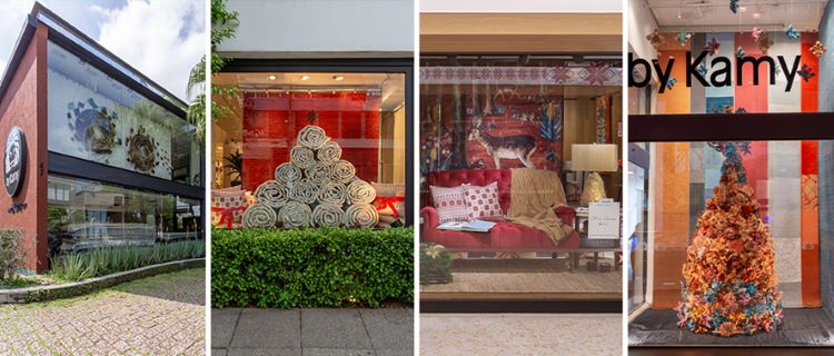 by Kamy elabora quatro vitrines exclusivas para comemorar o Natal em São Paulo