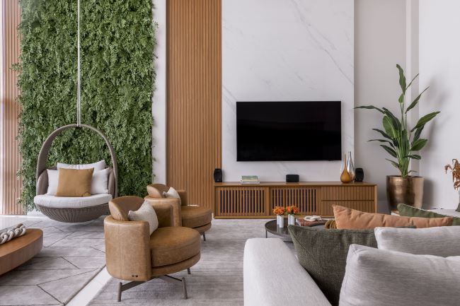 A exuberância das plantas conservadas: uma opção conveniente e resistente para adicionar um toque de verde ao ambiente interno