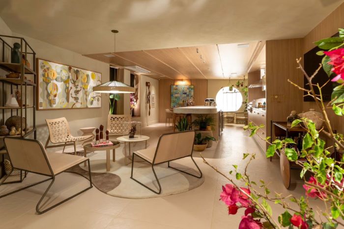 Varanda Gourmet harmoniza-se com as texturas naturais na CASACOR BAHIA
