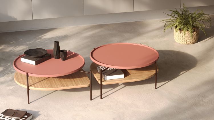 Emerson Borges destaca a mesa de centro da linha GEO para a dopo studio