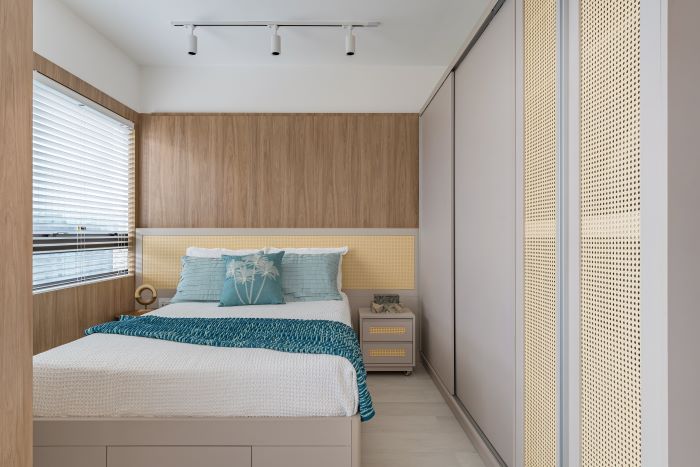 Inovando Arquitetura converte quarto de hotel em apartamento acessível