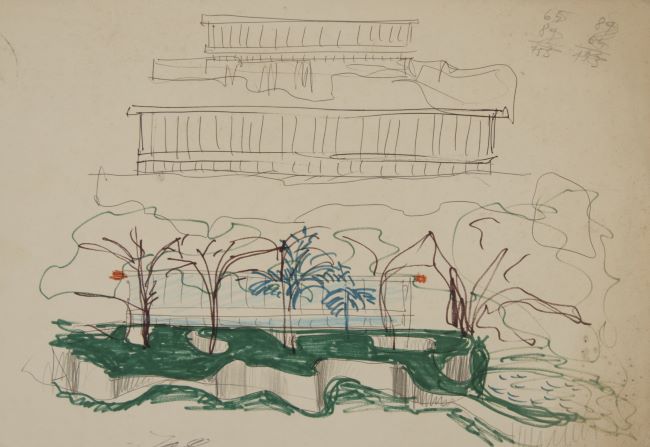 Lina Bo Bardi tem seus desenhos exibidos pela primeira vez na Europa