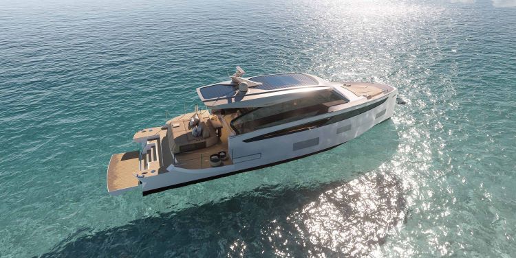 Azimut Yachts revela iate híbrido de luxo que reduz em 40% as emissões de CO2