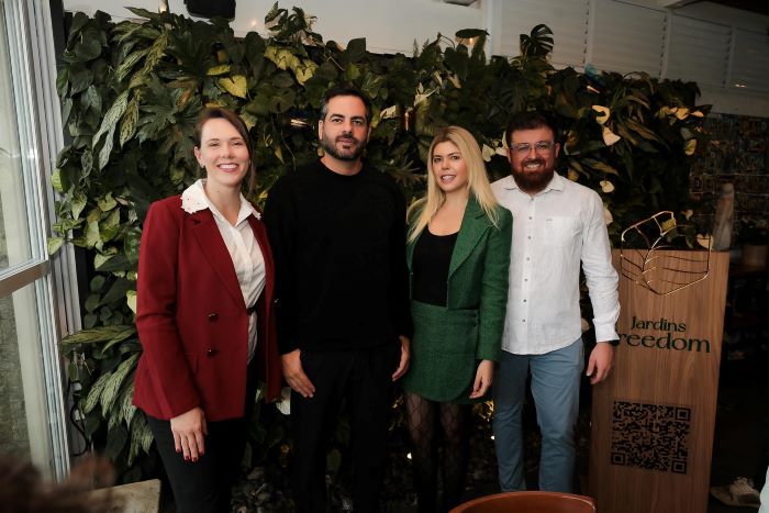 Jardins Freedom promove almoço para profissionais de arquitetura e design em BC