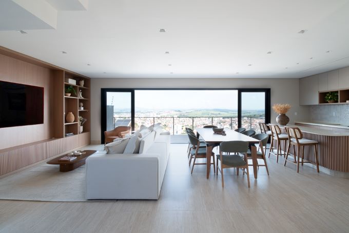 Arquitetura sofisticada em casa projetada como investimento