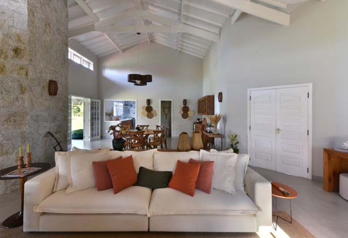 Sofá ideal na decoração de interiores