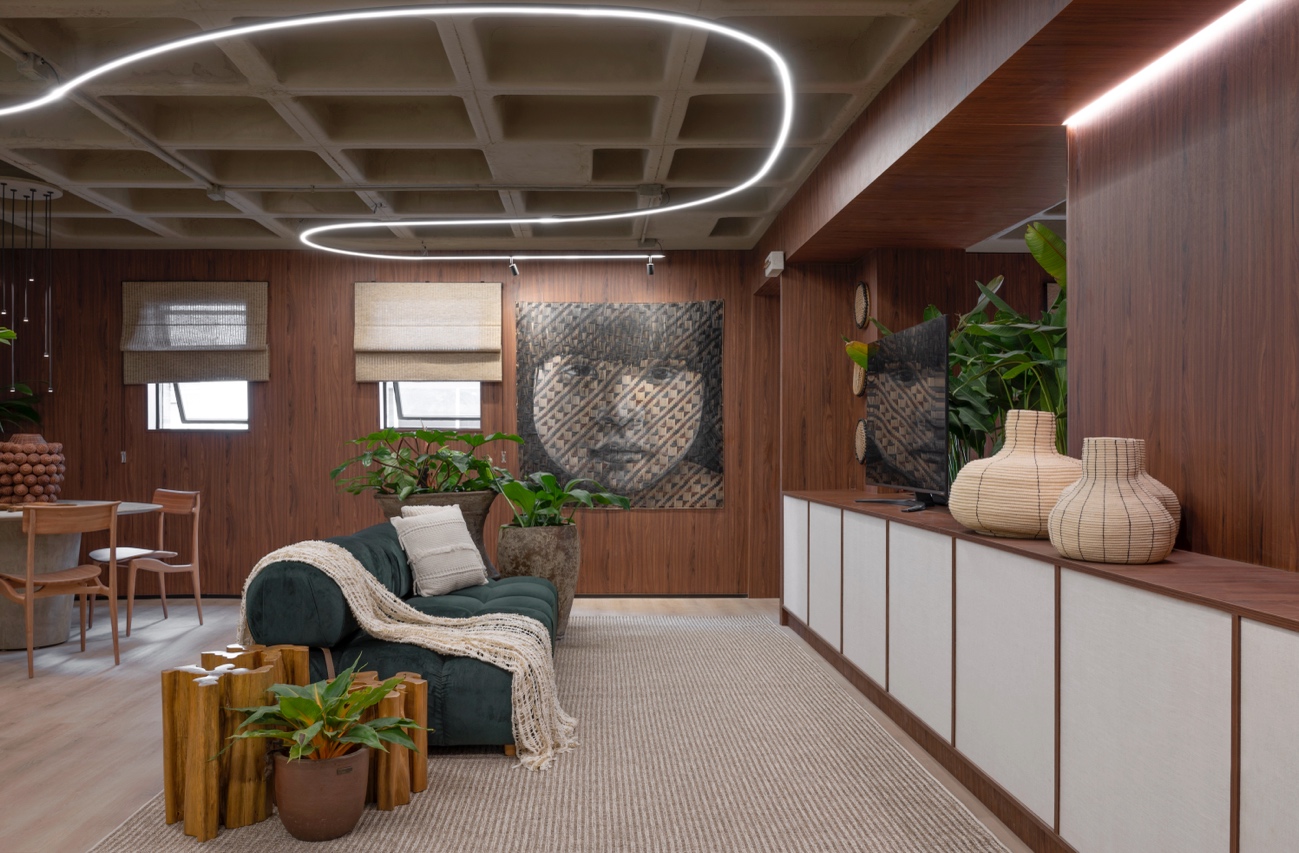 Amazonas inspira projeto de loft que exalta brasilidade