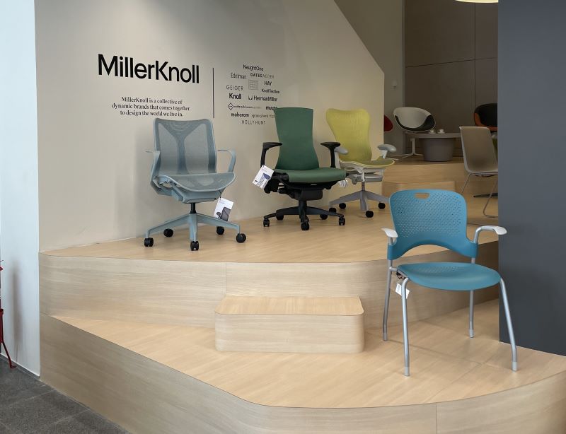MillerKnoll amplia presença no Brasil com showroom repaginado em Belo Horizonte