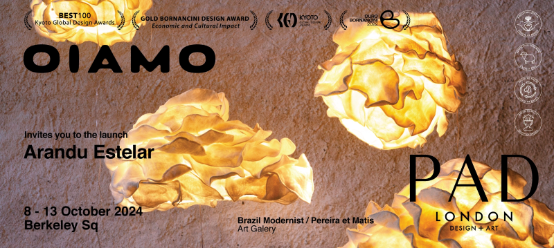 Oiamo estreia na Pad London Design + Art