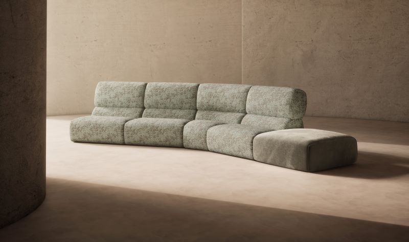 Em sua segunda parceria com Simone Bonanni Natuzzi Italia apresenta sofá Momento