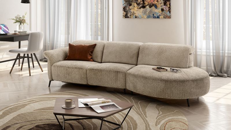 Natuzzi Editions lança sofá inspirado em Veneza
