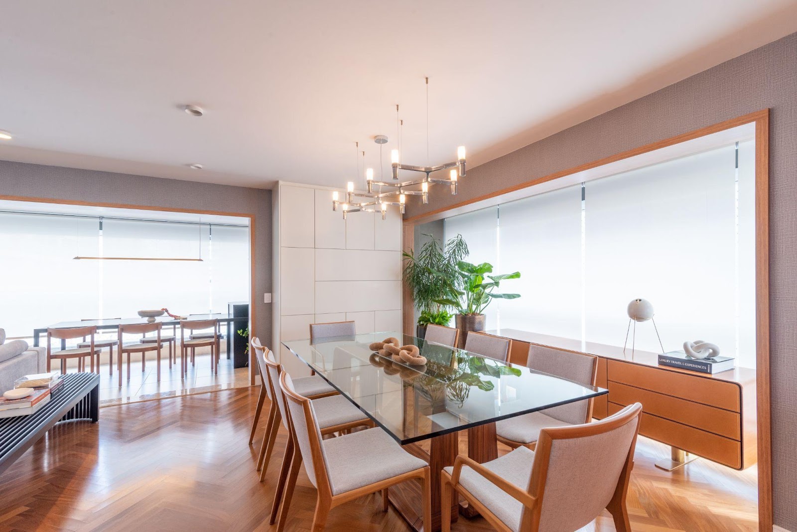 Personalização transformou o apartamento de 142 m² sem precisar de mudanças estruturais