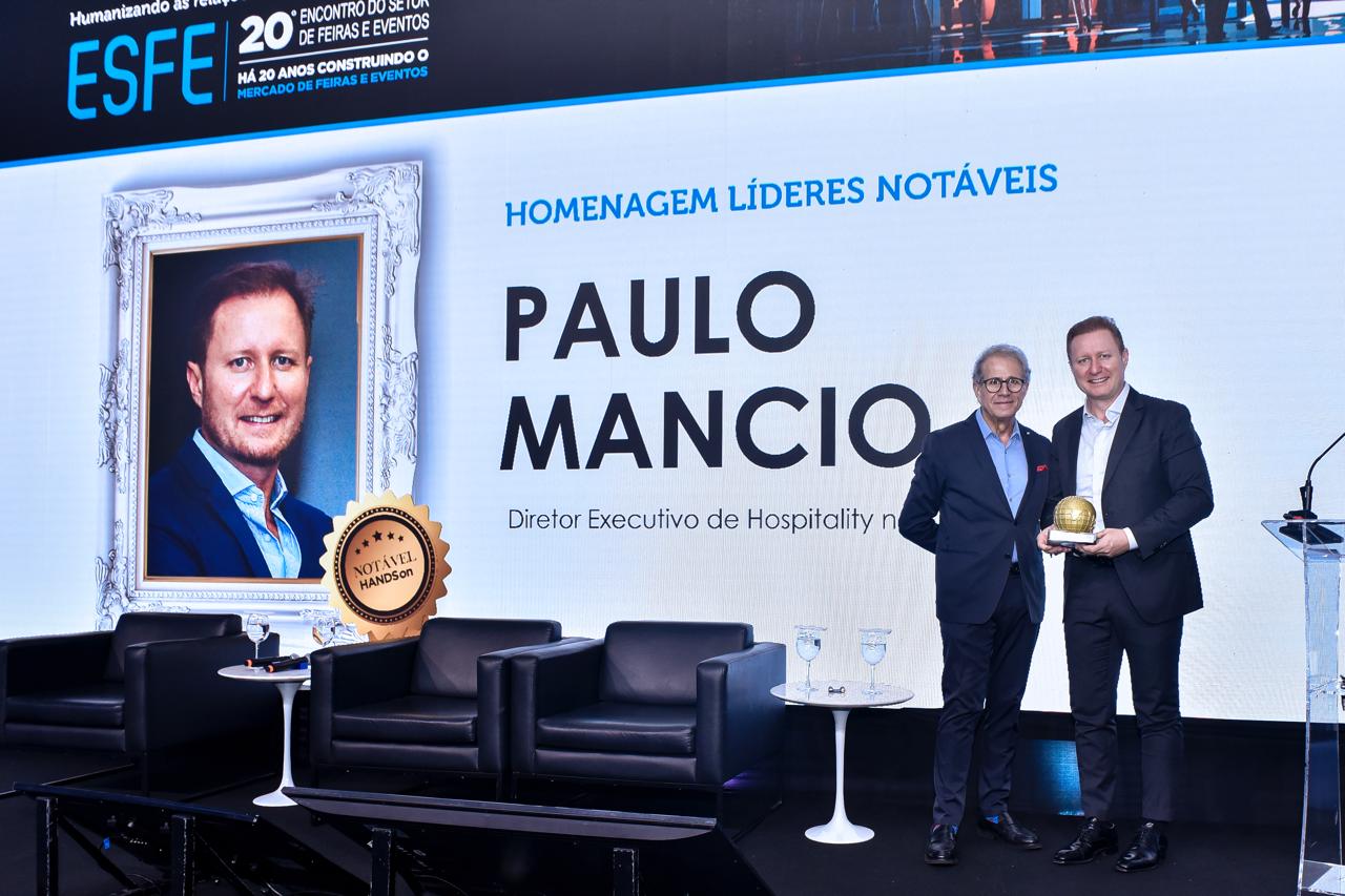 20ª Edição do ESFE homenageia Paulo Mancio como Líder Notável HANDS ON