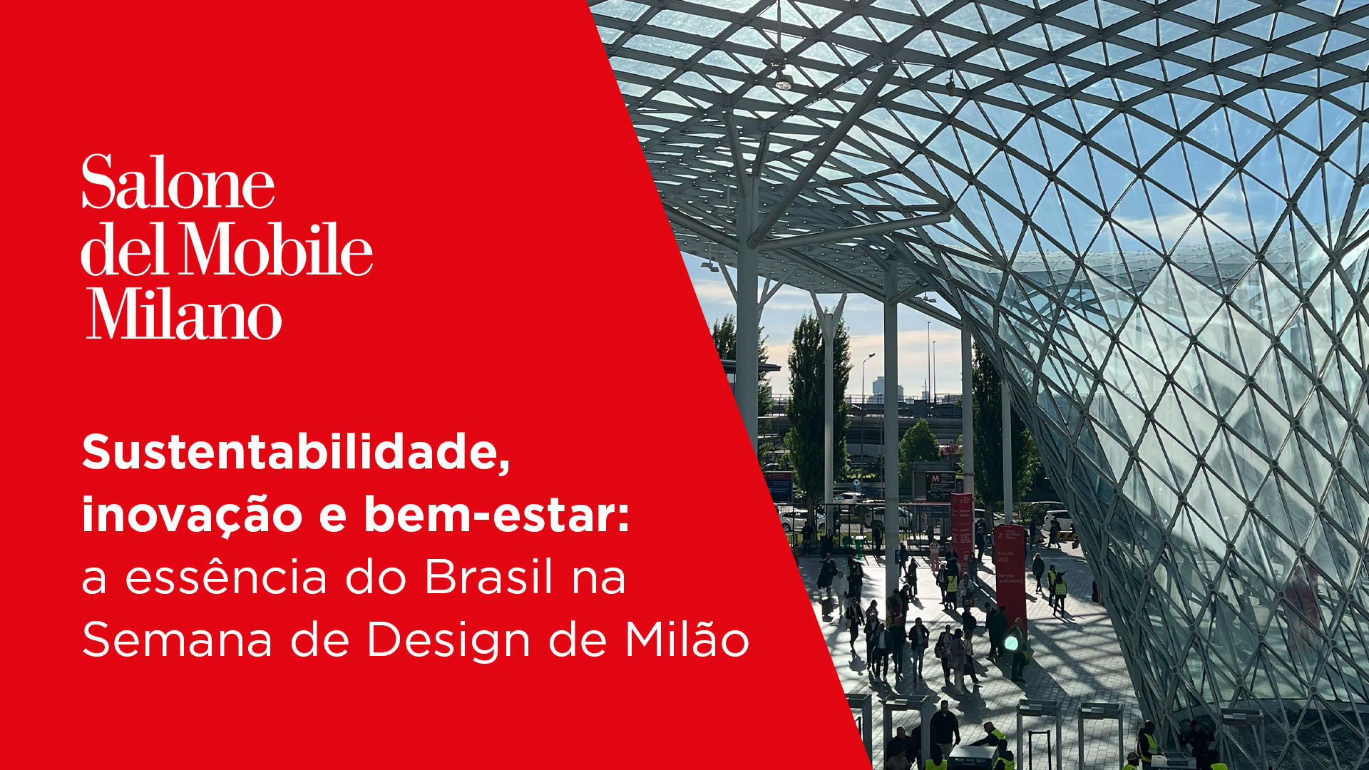 Brasil na Semana de Design de Milão 2025: 90 marcas brasileiras participam do maior evento do setor no mundo