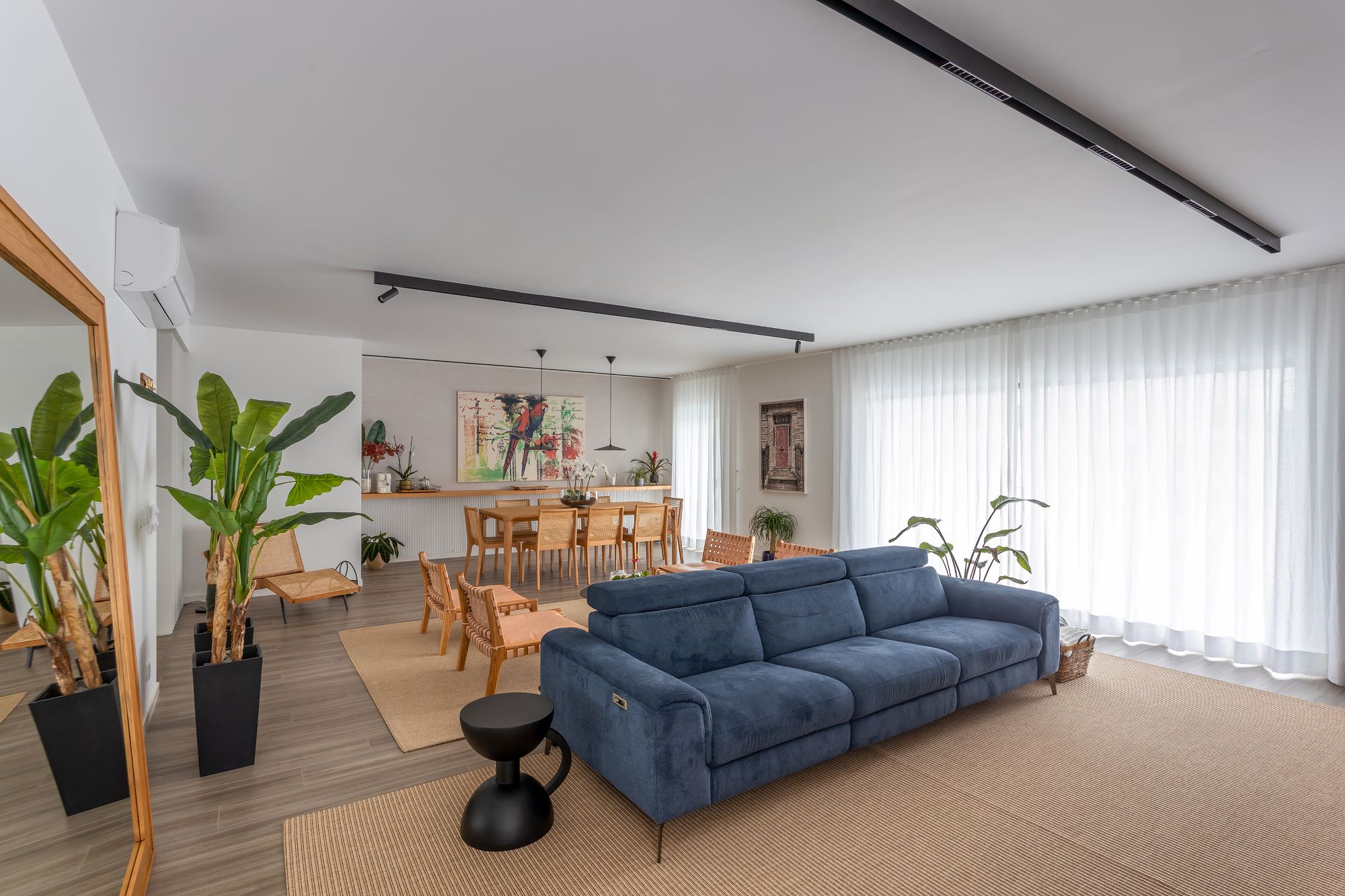 Um apartamento despojado-chique para família viajante