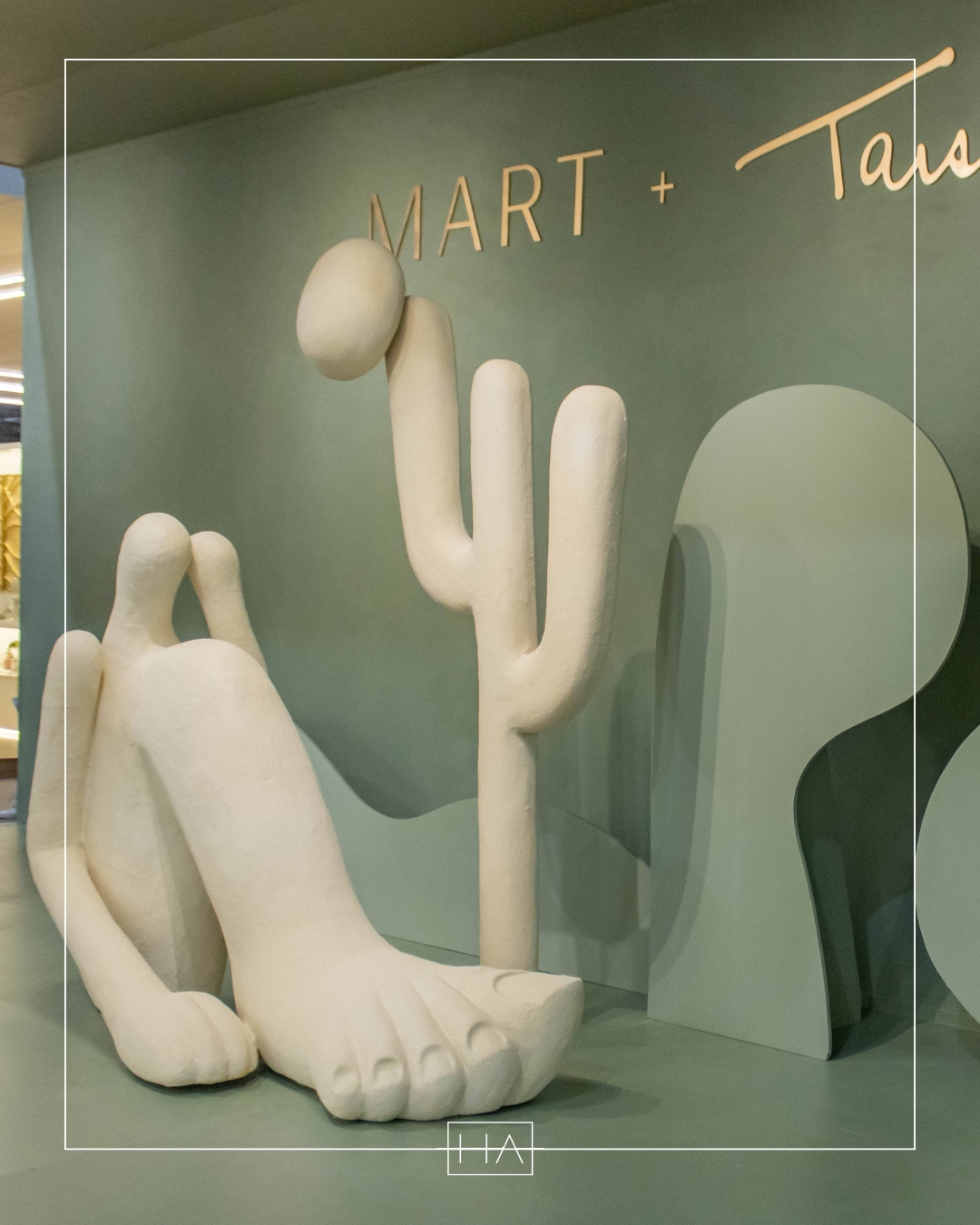 Escultura de quase 3 metros do icônico Abaporu é atração da MART na ABCasa